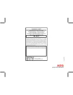 Preview for 246 page of AEG BMG 5610 Instruction Manual