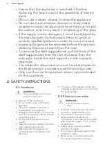 Preview for 4 page of AEG BP831460K User Manual