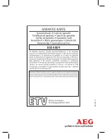 Preview for 58 page of AEG BSS 4809 Instruction Manual