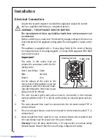 Preview for 18 page of AEG C 718 40 i Operating And Installation Instructions