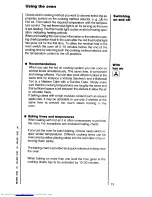 Preview for 13 page of AEG COMPETENCE 3050 B Operating Instructions Manual