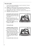 Preview for 50 page of AEG COMPETENCE 40056VH Installation And Operating Instructions Manual