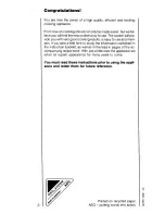 Preview for 2 page of AEG COMPETENCE 521 V Operating Instructions Manual