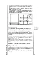 Preview for 5 page of AEG COMPETENCE 521 V Operating Instructions Manual