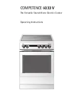 AEG COMPETENCE 6033 V Operating Instructions Manual preview