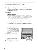 Preview for 44 page of AEG COMPETENCE 6033 V Operating Instructions Manual