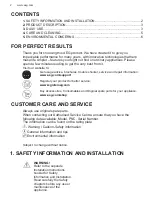 Preview for 2 page of AEG DBE5681HR User Manual