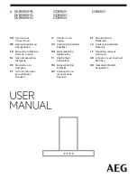 Preview for 1 page of AEG DD5660V User Manual