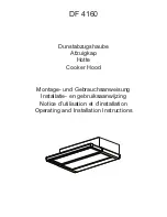 Preview for 1 page of AEG DF 4160 Operating And Installation Manual