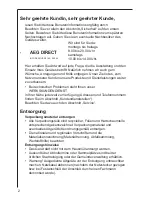 Preview for 2 page of AEG DK 9090-9060 Operating And Installation Instructions