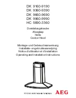 Preview for 1 page of AEG DK 9160 Operating And Installation Instructions