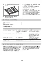 Preview for 64 page of AEG DPE5660G User Manual