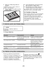 Preview for 215 page of AEG DPE5660G User Manual