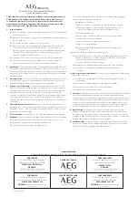 Preview for 8 page of AEG DVK6980HB User Manual