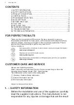 Preview for 2 page of AEG FAV55VI3P User Manual