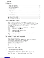 Preview for 2 page of AEG FFB41610ZM User Manual