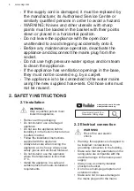 Preview for 4 page of AEG FSB52917Z User Manual