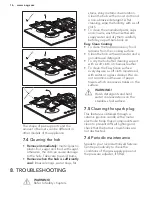 Preview for 16 page of AEG HGB75301UM User Manual