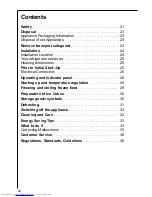 Preview for 3 page of AEG Integrating Freezer Operating Instructions Manual