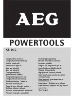 AEG KS 66 C Original Instructions Manual preview