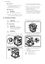 Preview for 6 page of AEG L6FBK841N User Manual