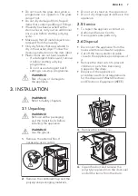 Preview for 7 page of AEG L7WBG841 User Manual