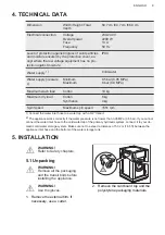 Preview for 9 page of AEG L7WEC166R User Manual