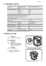 Preview for 9 page of AEG L7WEE852 User Manual