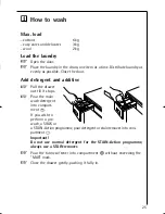 Preview for 25 page of AEG LAVAMAT 14810 Instruction Booklet