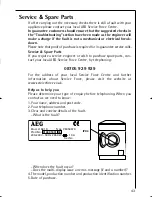 Preview for 43 page of AEG LAVAMAT 14810 Instruction Booklet