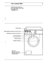 Preview for 3 page of AEG LAVAMAT 2004 Operating Instructions Manual