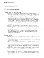 Preview for 6 page of AEG LAVAMAT L 14840 User Manual