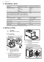 Preview for 8 page of AEG LFR61844B User Manual