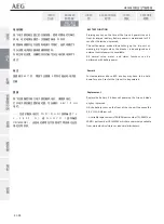 Preview for 42 page of AEG ME09 Installation, Operation And Maintenance Manual