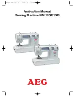 AEG NM 1600 Instruction Manual preview