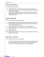 Preview for 36 page of AEG OKO-ARCTIS SUPER 3173-4GS Operating Instructions Manual