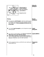 Preview for 25 page of AEG Oko Lavamat 1480 Owner'S Manual