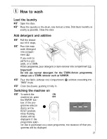 Preview for 27 page of AEG OKO Lavamat 1571 turbo sensotronic Instruction Booklet