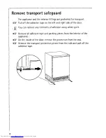 Preview for 8 page of AEG OKO SANTO 1544-4 Operating Instructions Manual