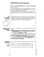 Preview for 18 page of AEG OKO_LAVAMAT 608 Operating Instructions Manual