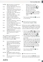 Preview for 38 page of AEG OL8000 Operation And Safety Notes