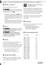 Preview for 115 page of AEG OL8000 Operation And Safety Notes