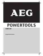 AEG OMNI 12C-PB Original Instructions Manual preview