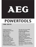 Preview for 1 page of AEG OMNI 300-PB Original Instructions Manual