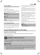 Preview for 23 page of AEG PROFI-FOEN HTD 5649 Instruction Manual