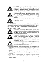 Preview for 18 page of AEG protect d. 1000 Operating Instructions Manual