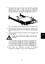 Preview for 27 page of AEG protect d. 1000 Operating Instructions Manual