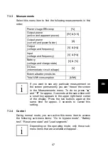 Preview for 47 page of AEG protect d. 1000 Operating Instructions Manual