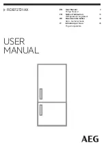 AEG RDB72721AX User Manual preview