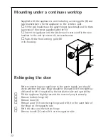 Preview for 8 page of AEG SANTO 1403-4 U Operating Instructions Manual